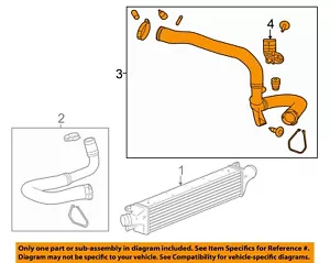 Chevrolet GM OEM 12-15 Sonic-Intercooler Hose Tube 95182749 - Picture 1 of 2