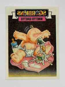1990 Sgorbions Holidays Iron On Transfer UP CHUCK Italian Garbage Pail Kids - Picture 1 of 2