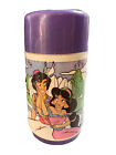 Disney Aladdin Thermos violet vintage princesse Disney jasmin avec lèvre/tasse