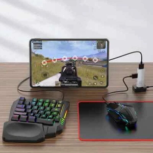 Kit Set Mouse Tastiera Gioco Mobile, Bluetooth 5.3 Gaming Converter per Android - Foto 1 di 7