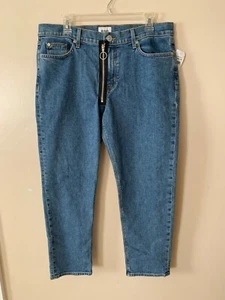 HUDSON JEANS RILEY CROP JEANS DRITTI RILASSATI TAGLIA 31 NUOVI CON ETICHETTE - Foto 1 di 5