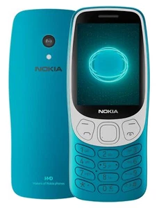 Nokia 3210 4G (2024), Dual SIM, 2 MP Camera, Scuba Blue - Afbeelding 1 van 4