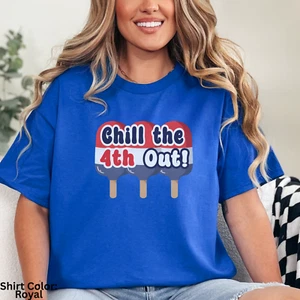 4th of July Shirt, Patriotic Shirt, Independence Day Top, Cute July Fourth Tee - Picture 1 of 17