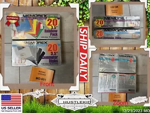 Lotto 2 scatole NUOVE Memorex IBM PC formattato computer 3,5" dischi ad alta densità - Foto 1 di 7