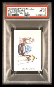 1983 star wars nellba #253 max rebo band; swedish SSP copyright PSA 8 POP 2, 0^ - Picture 1 of 5