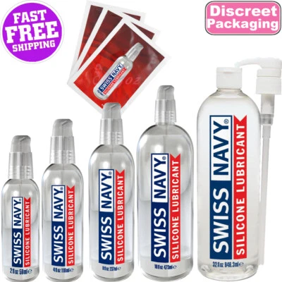 SWISS NAVY Premium SILICONE Personal Lubricant Sex Lube 5ml-3.8ltr All Sizes NEW - image 1 of 4