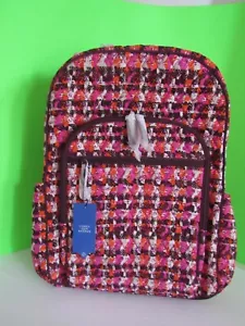 MOCHILA VERA BRADLEY HOUNDSTOOTH TWEED Campus Tech• Escuela Universitaria • GRANDE NUEVA CON ETIQUETAS - Imagen 1 de 7