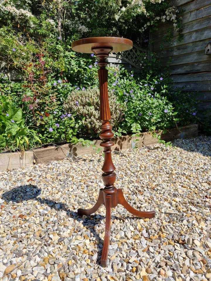 Vintage Wooden Indoor Plant Stand - Image 1 of 4