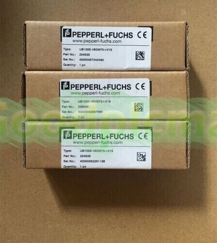 New Pepperl Fuchs UB1000-18GM75- I-V15 Ultrasonic Sensor - Image 1 of 1