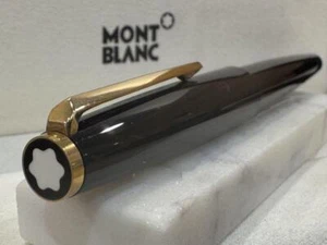 Montblanc NO320 Fountain Pen 1970s Black F Precious Range Good product - Imagen 1 de 18