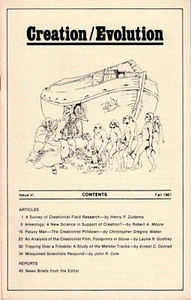 Creation / Evolution Journal #6 American Humanist Association NCSE Creationism - Picture 1 of 1