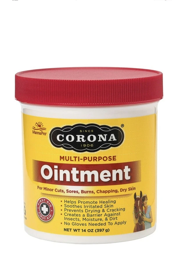 MANNA PRO Corona Ointment Pferdesalbe, Salbe für Tiere, Wundpflege, Wundheilung, Creme