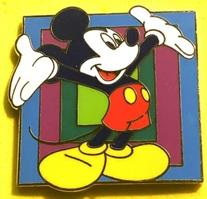 DISNEY WDW 2002 CAST LANYARD SERIES KOOKY MICKEY MOUSE PIN - Bild 1 von 2