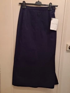 Yohji Yamamoto BNWT Unworn Navy Cotton Drill Asymmetric Fish Tail JP2 S Stunnn!! - Picture 1 of 12