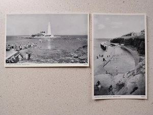 Two 2 Whitley Bay. Children's Paddling Pool and St. Mary's Lighthouse. Salmon . - Picture 1 of 12