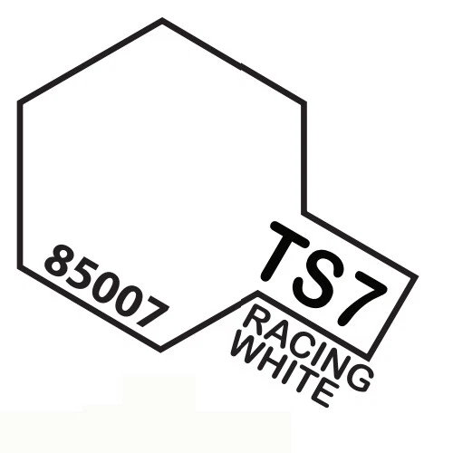 Vernice Spray Per Plastica 100 Ml. Racing White Ts07 TAMIYA