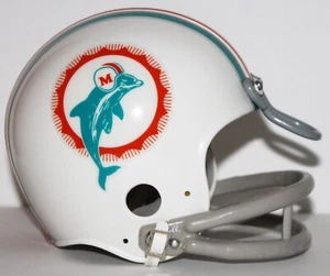 1969-73 Miami Dolphins Throwback Mini Helmet Larry Csonka - Picture 1 of 3