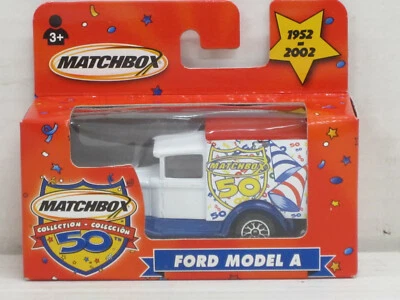 Ford Model A in weiß, OVP, Matchbox 50 Jahre 1952-2002, ca.1:64, Sondermodell - Bild 1 von 3