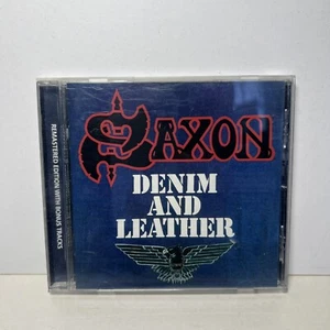 Saxon Denim & Leather Remastered With Bonus Tracks CD 2009 - Imagen 1 de 4