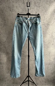 Vintage Levi’s 501 Jeans hellblau Denim Hose 2000er Herren Größe W32 L34 Y2K - Bild 1 von 23