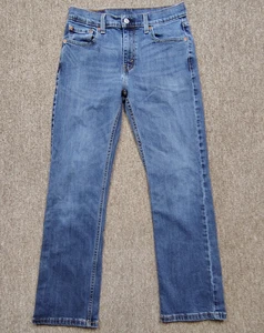 LEVI'S 527 Jeans Men 30x30 Blue Slim Bootcut Fit Stretch Denim Low Rise Classic - Picture 1 of 9