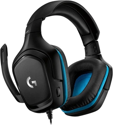 Logitech G432 Wired Gaming Headset, 7.1 Surround Sound, DTS Headphone:X 2.0, Fli - Image 1 of 4