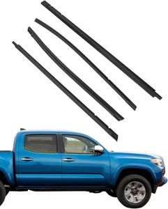 Window Trim Seal, Weather Strip Belt Set, Compatible with 2005-2015 Toyota Tacom - Picture 1 of 7