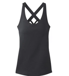 Canotta donna PrAna taglia XL Chakara Verana nera reggiseno integrato nuova con etichetta - Foto 1 di 7