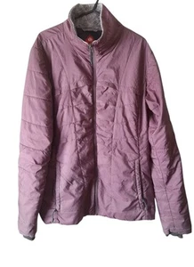 Columbia Womens Omni-Heat Jacket Large Purple Full Zip Size L - Tiny Holes - Picture 1 of 8