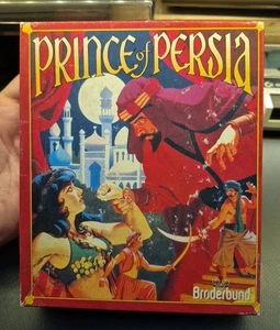 PRINCE OF PERSIA GAME X COMMODORE AMIGA SU FLOPPY DISK BOX ORIGINALE BRODERBUND - Zdjęcie 1 z 18