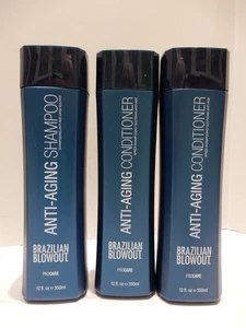 Brazilian Blowout Anti Aging (1) Shampoo & (2) Conditioners 12 Oz each - Picture 1 of 3