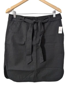 Talbots gerader Rock Damen 8 schwarz Stretch klassisch adrette Kapsel minimalistisch - Bild 1 von 9