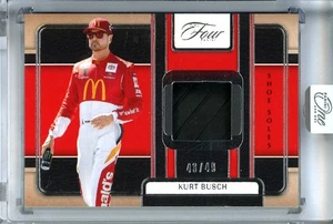 Kurt Busch 2025 Panini Turn Four NASCAR Race-Worn Shoe Soles #43/49 - Picture 1 of 2