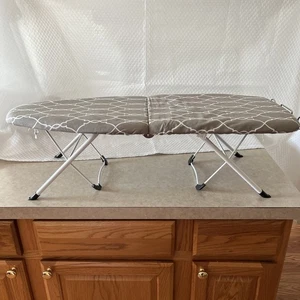 Tabla de planchar plegable portátil viajes de negocios, vacaciones, apartamento *leer NOTA - Imagen 1 de 5