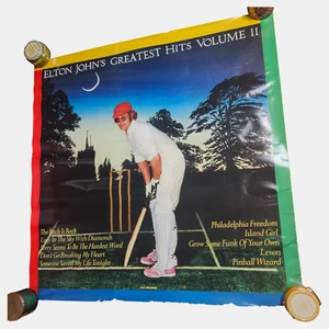 Elton John Greatest Hits Volume II 42x42 Vintage 1977 MCA Records Promo Poster - Picture 1 of 10