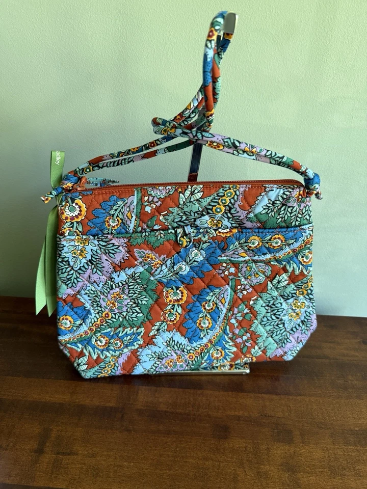 NWT VERA BRADLEY Original Hipster Flower & Feather  - Image 1 of 4