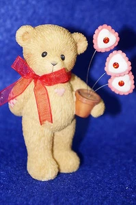 You Make My Heart Bloom -Hearts Flowers-NIB Cherished Teddies - Picture 1 of 5