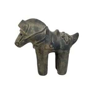 Haniwa Style Horse Figure Unglazed Terracotta - Picture 1 of 11