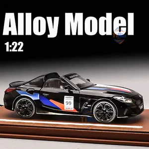 BMW Z4 Maßstab 1:22 Alufelgen-Automodell - detailliertes Cabrio, neuwertig schwarz - Bild 1 von 10