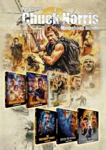 BUNDLE Chuck Norris 6 x Mediabook (President Man 1+2 + Enter the Hitman) je Cove - Bild 1 von 1