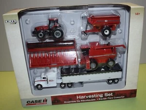ERTL 1/64 Scale 4-pc Case-IH Harvesting Set - 2188 Combine, MX270 tractor. NIB - Picture 1 of 8