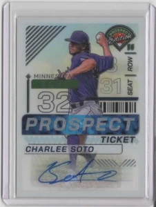 2024 Panini Prospect Edition Holo Prospect Ticket Signatures #192 Charlee Soto - Picture 1 of 2