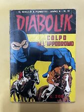 Diabolik Year X Tenth N.11 - Colpo Outdoor Hippodrome - 1971