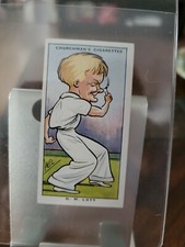 1931 W.A & A.C Churchman Celebrities George Lott Rookie Tennis Card EX/M+