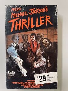 Betamax — MAKING MICHAEL JACKSON’S THRILLER — Factory Sealed / Like IGS VHS