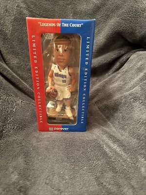Mike Bibby Sacramento Kings 2003 Bobblehead blanco 9" Forever Foto 1 de 3
