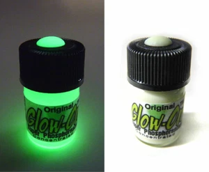 Glow-On Vernice Luminosa ORIGINALE per Mirini Pistola, Esche da Pesca Fiala da 2,3 ml. Luminoso! - Foto 1 di 11
