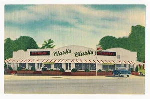 Restaurante Calrk's, Santee, Carolina del Sur años 50 - Imagen 1 de 2