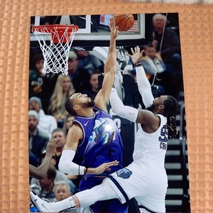 Rudy Gobert utah jazz signed 8 1/2 x 11 inch color photo - Picture 1 of 3