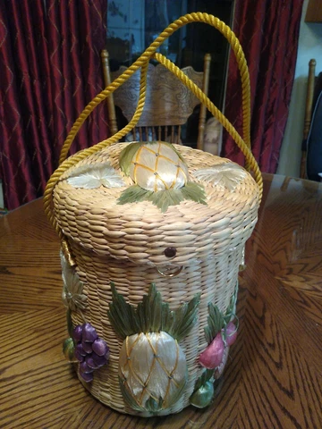 Beautiful Basket Made In The Phillipines By Cabana Cover